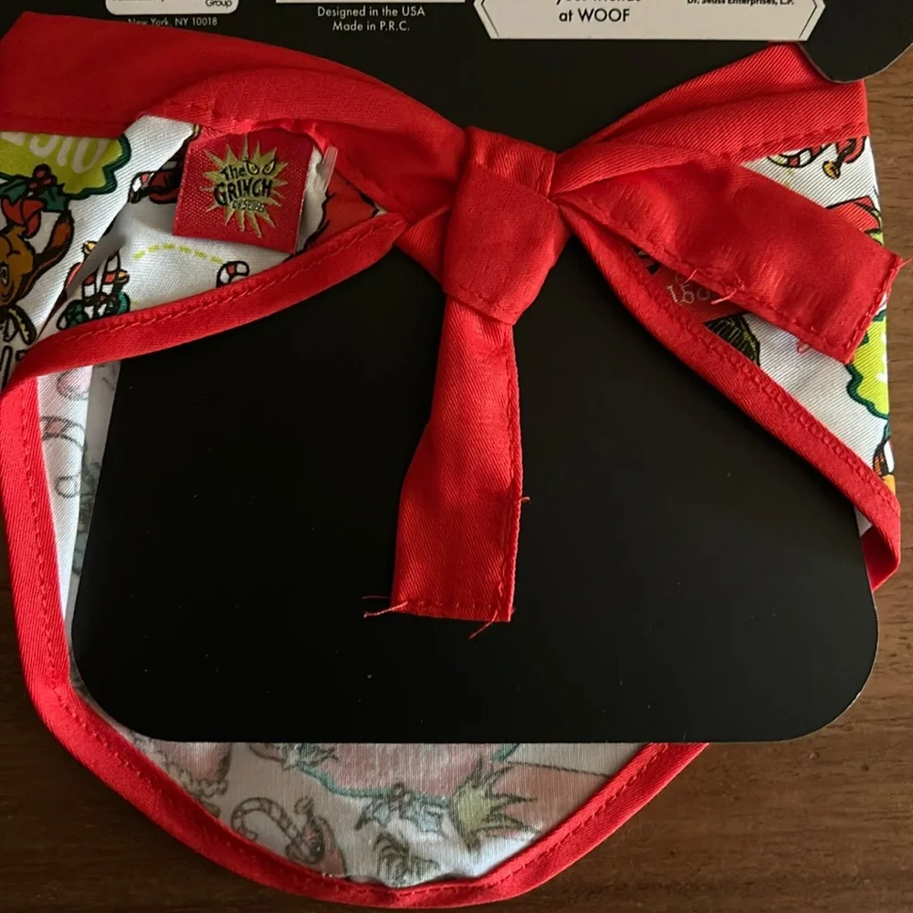 Grinch dog Bandana